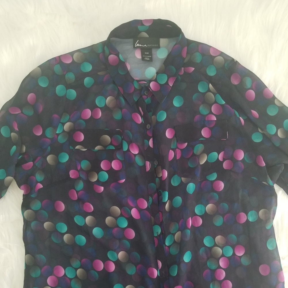 Sheer women's blouse